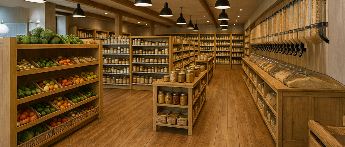 Aménagement de magasin durable