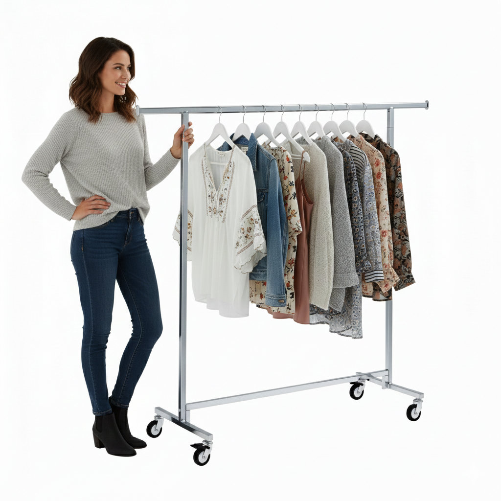 Rollständer ausziehbar, B 130 cm