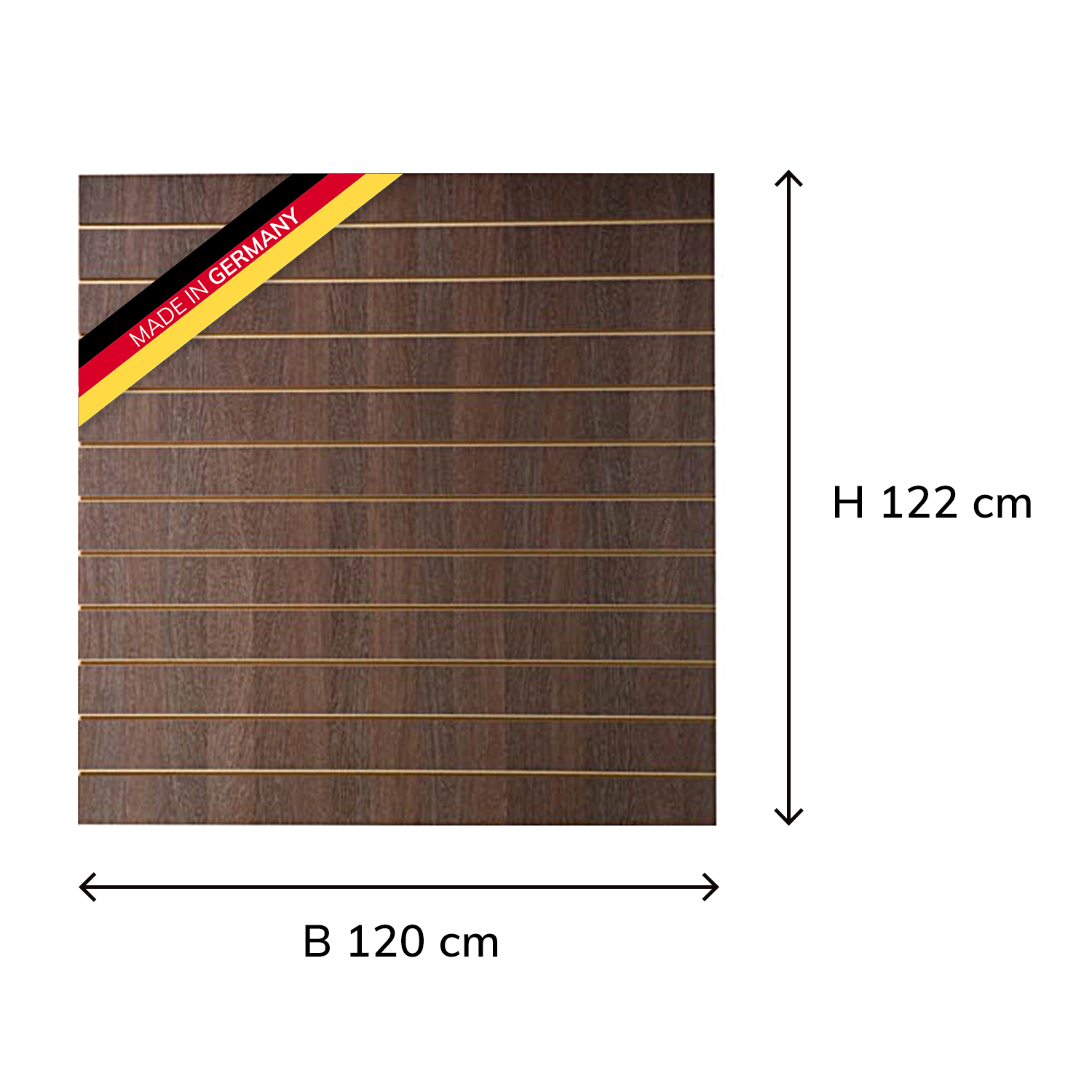 Spacewall Lamellenwand Slatwall Wenge Spacewall Lamellenwand Slatwall Wenge