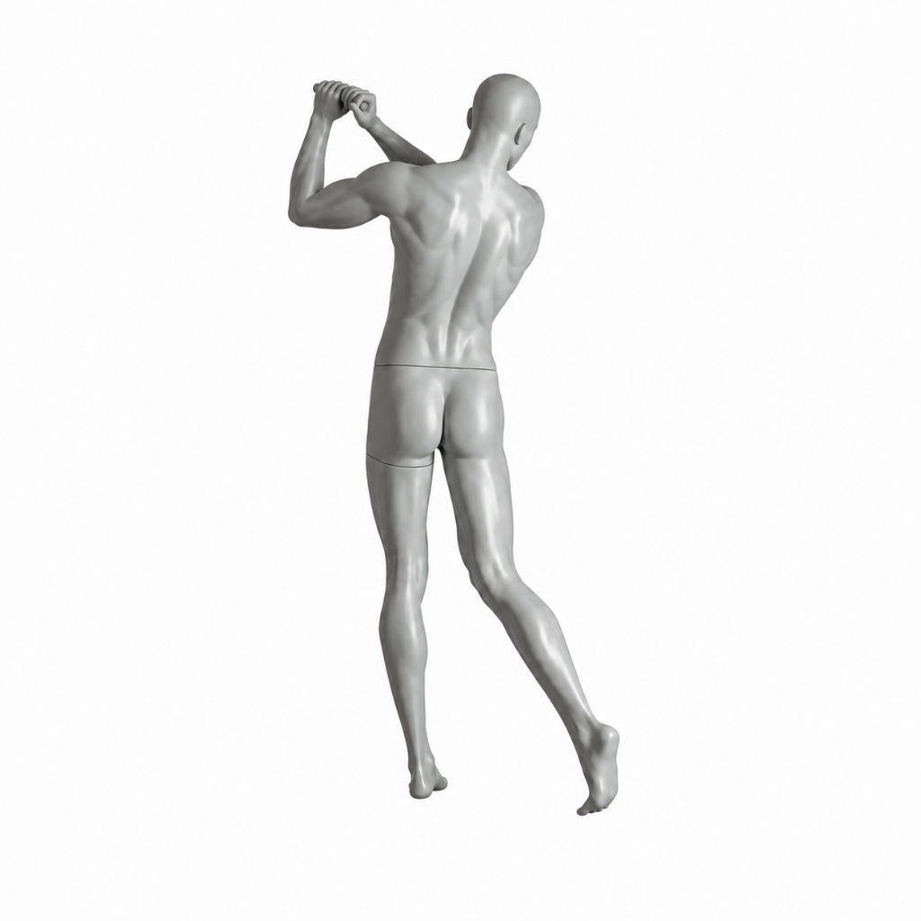 Golf Schaufensterpuppe Herren – Schwung-Pose