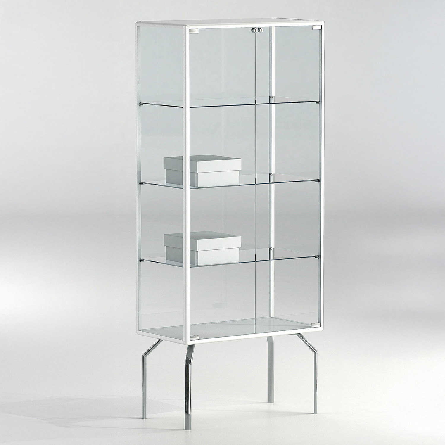Standvitrine 4 Etagen