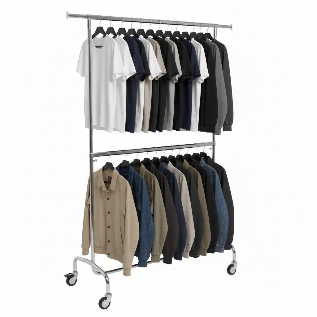 Konfektionsständer fahrbar