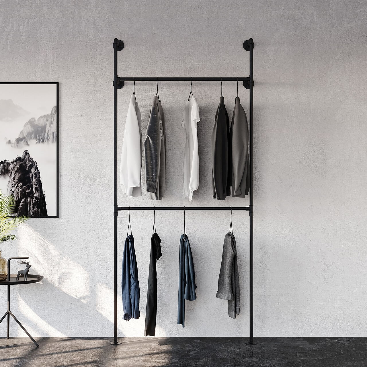 Regalsystem PAMO, schwarz Regalsystem PAMO, schwarz