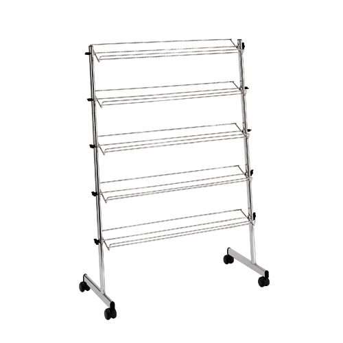 Schuhständer mit Rollen – 5 Ablagen