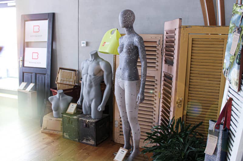 Nachhaltigkeitsausstellung ShopDirect Schaufensterpuppen