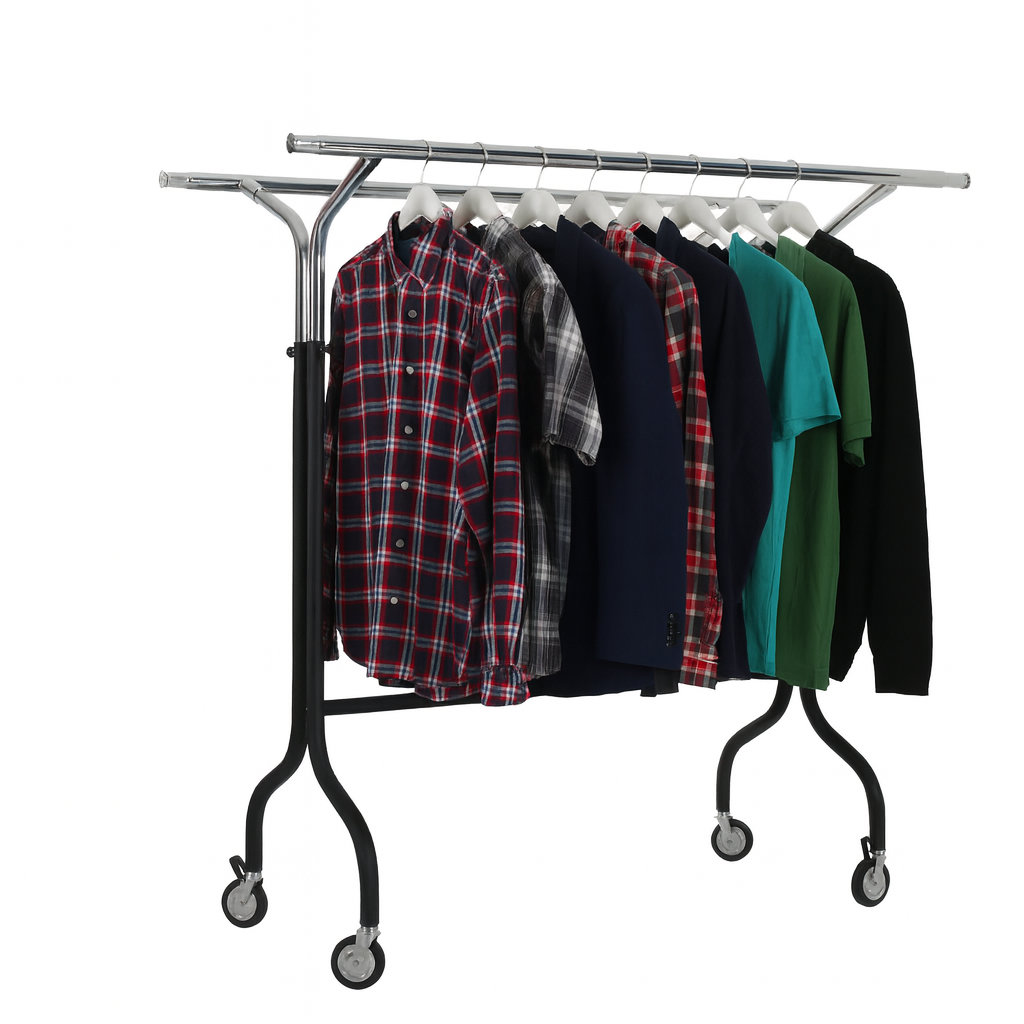 Konfektionsständer mit 2 Tragestangen