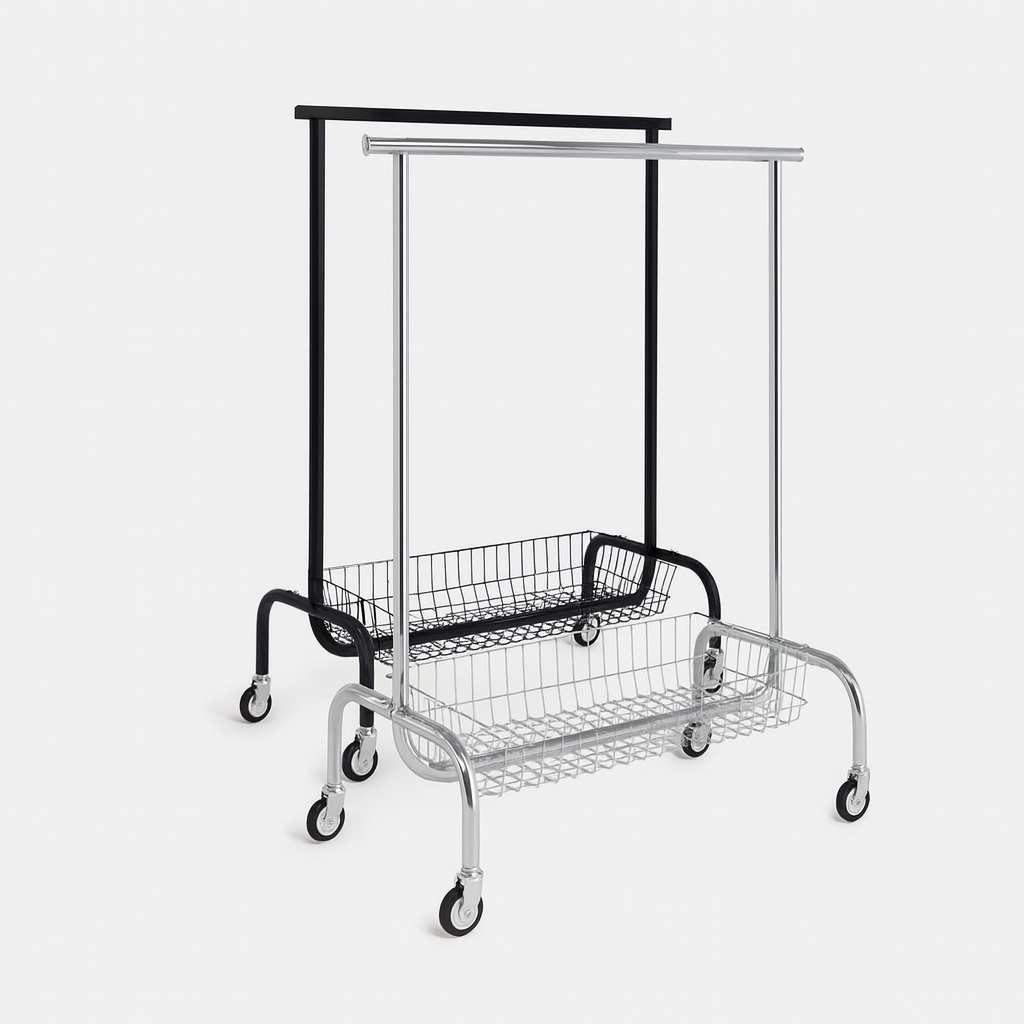 Konfektionsständer mit Korb