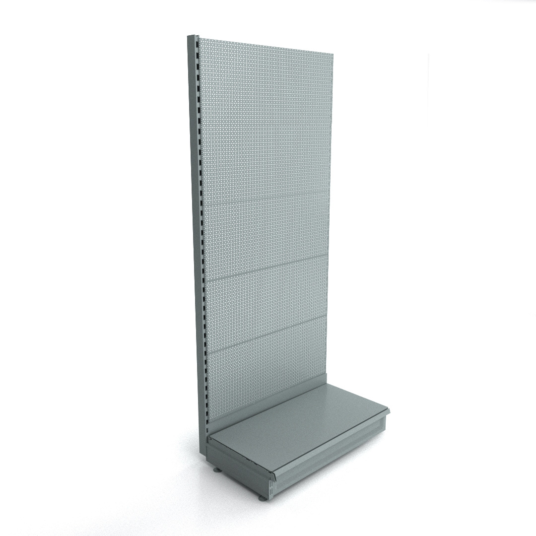 Anbaueinheit: Wandregal-Set METALL