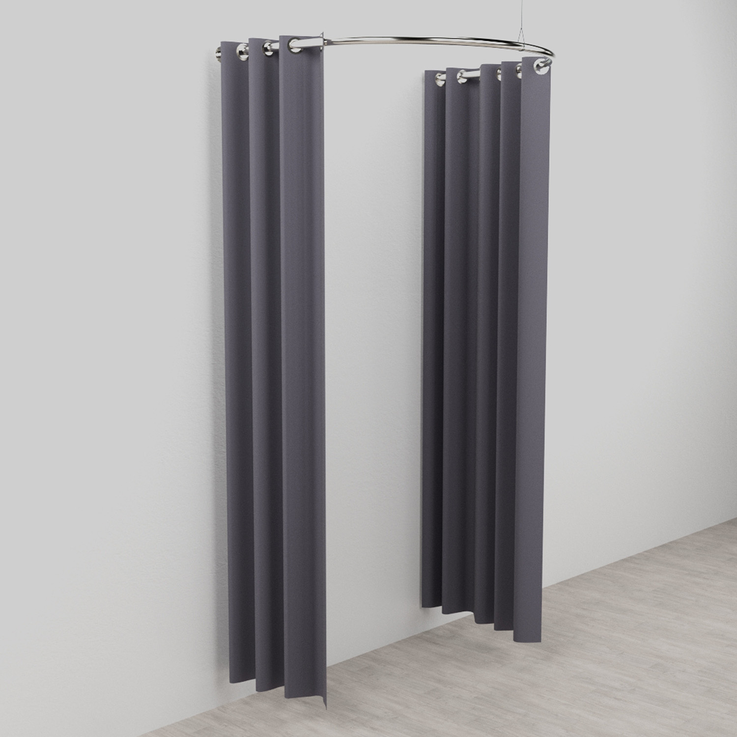 Umkleidekabine rund B 98 T 80 cm