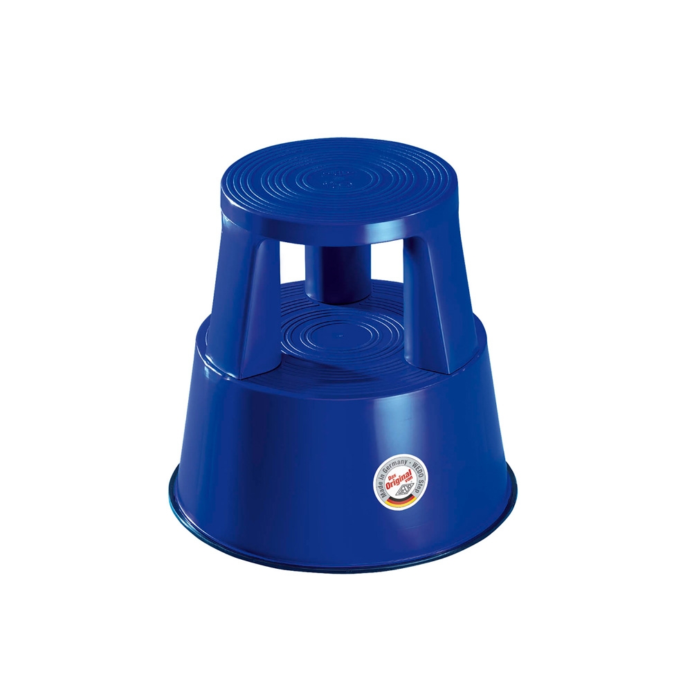 Rollhocker Kunststoff blau