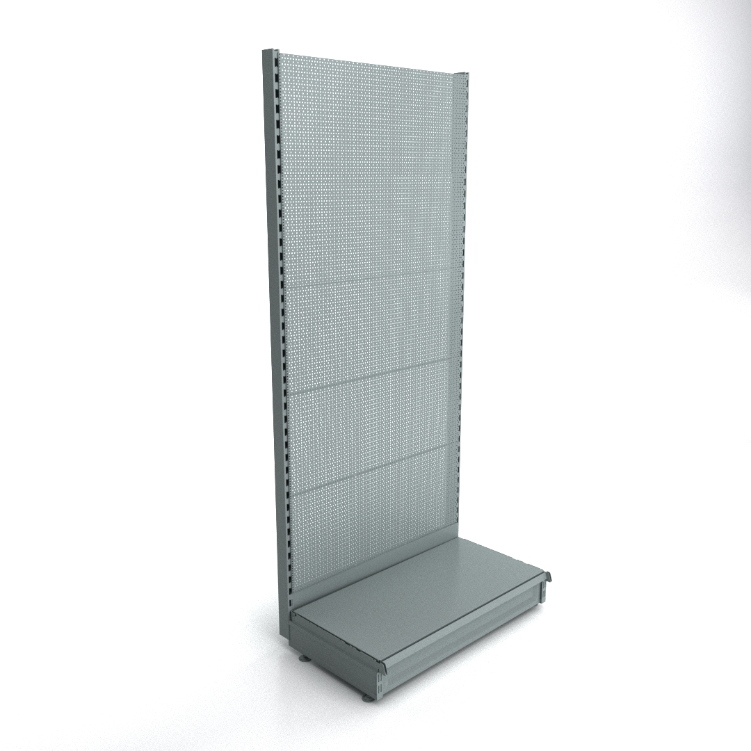 Grundeinheit: Wandregal-Set METALL