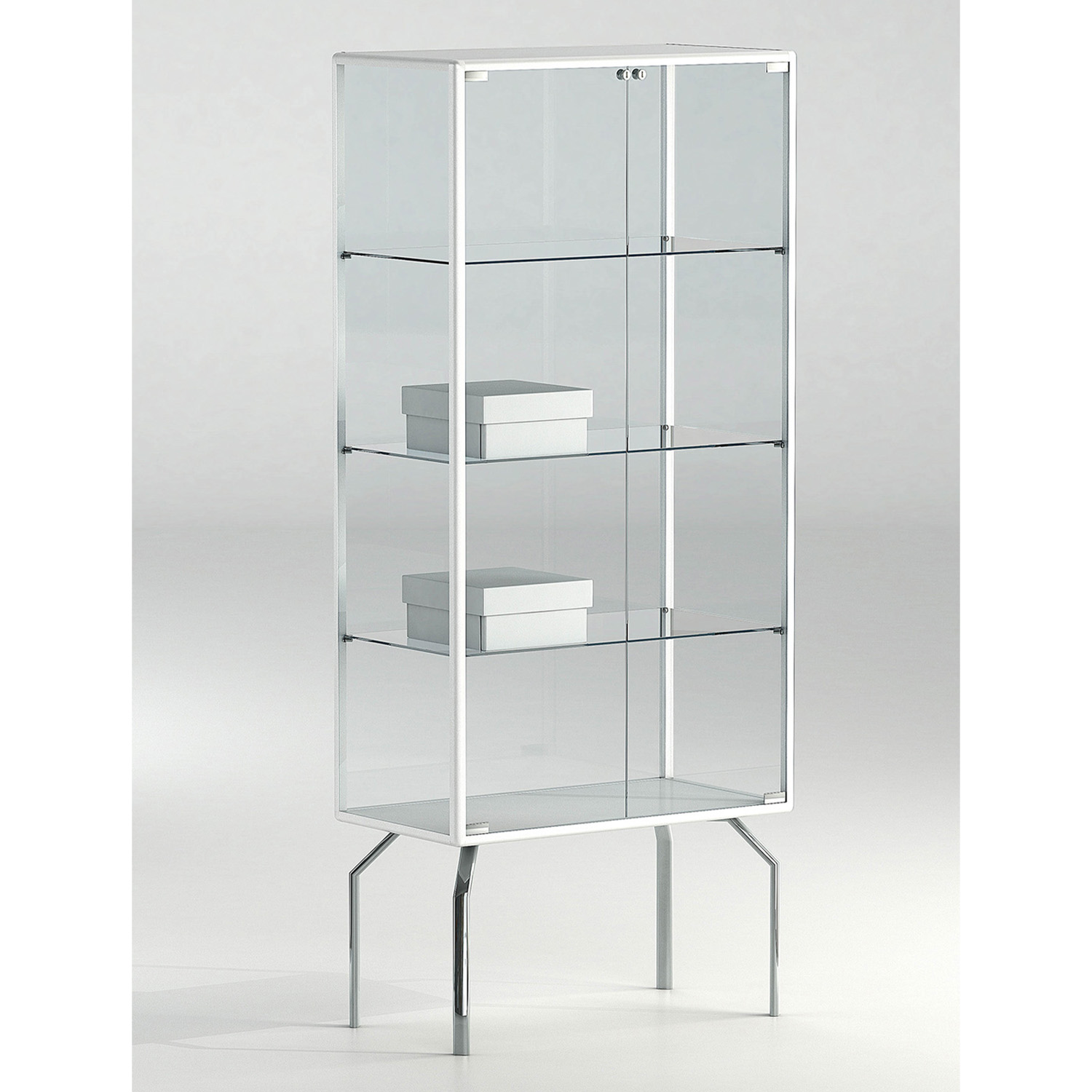 Standvitrine 4 Etagen