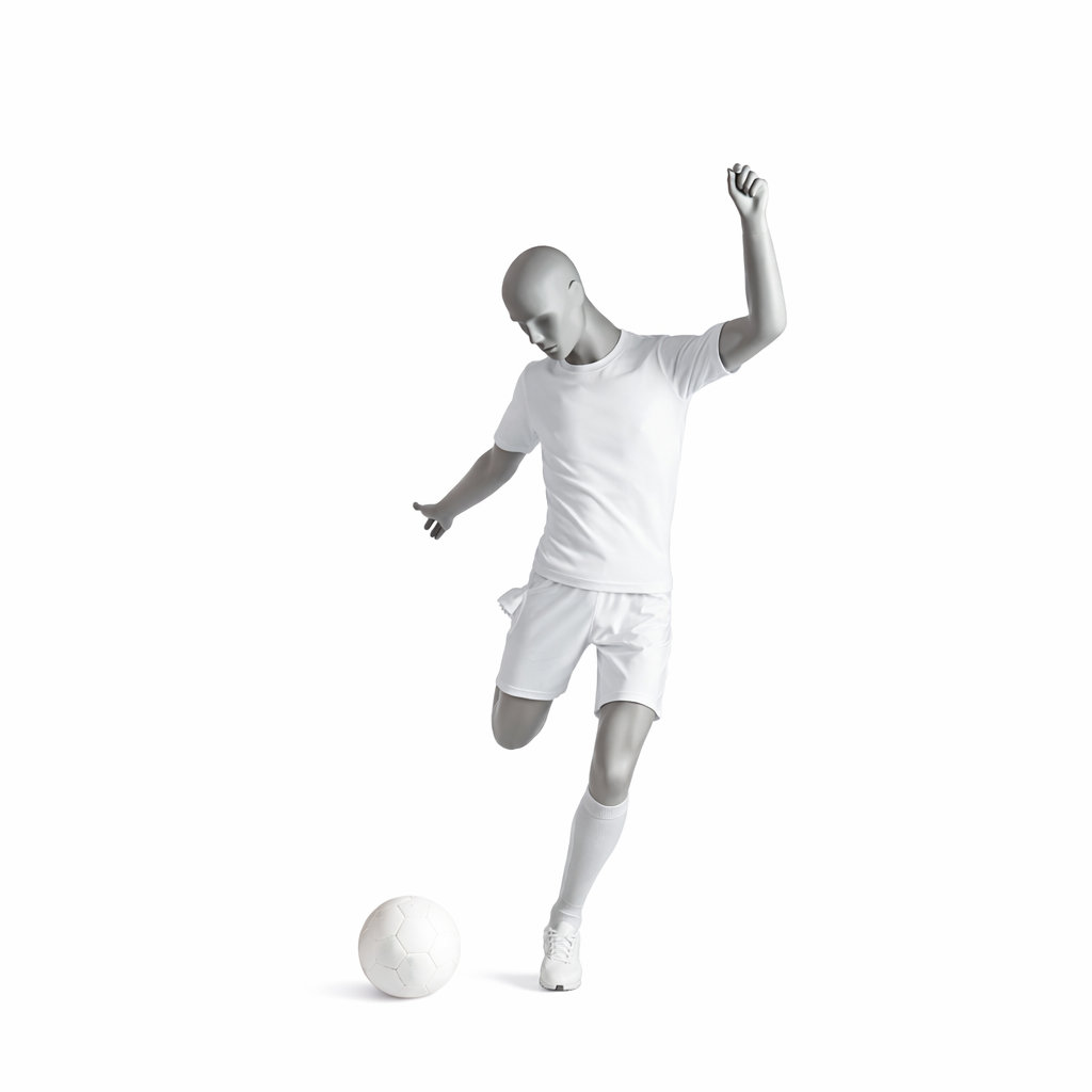 Fußballer Schaufensterpuppe Sport
