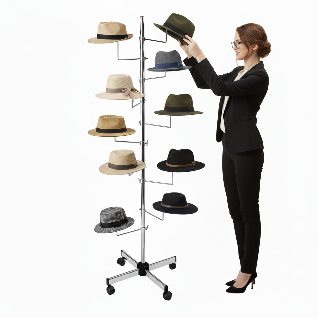 Hutständer mit Rollen