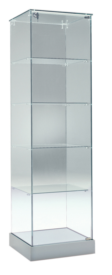 Abschließbare Vitrine mit Sockel kaufen bei >> ShopDirect