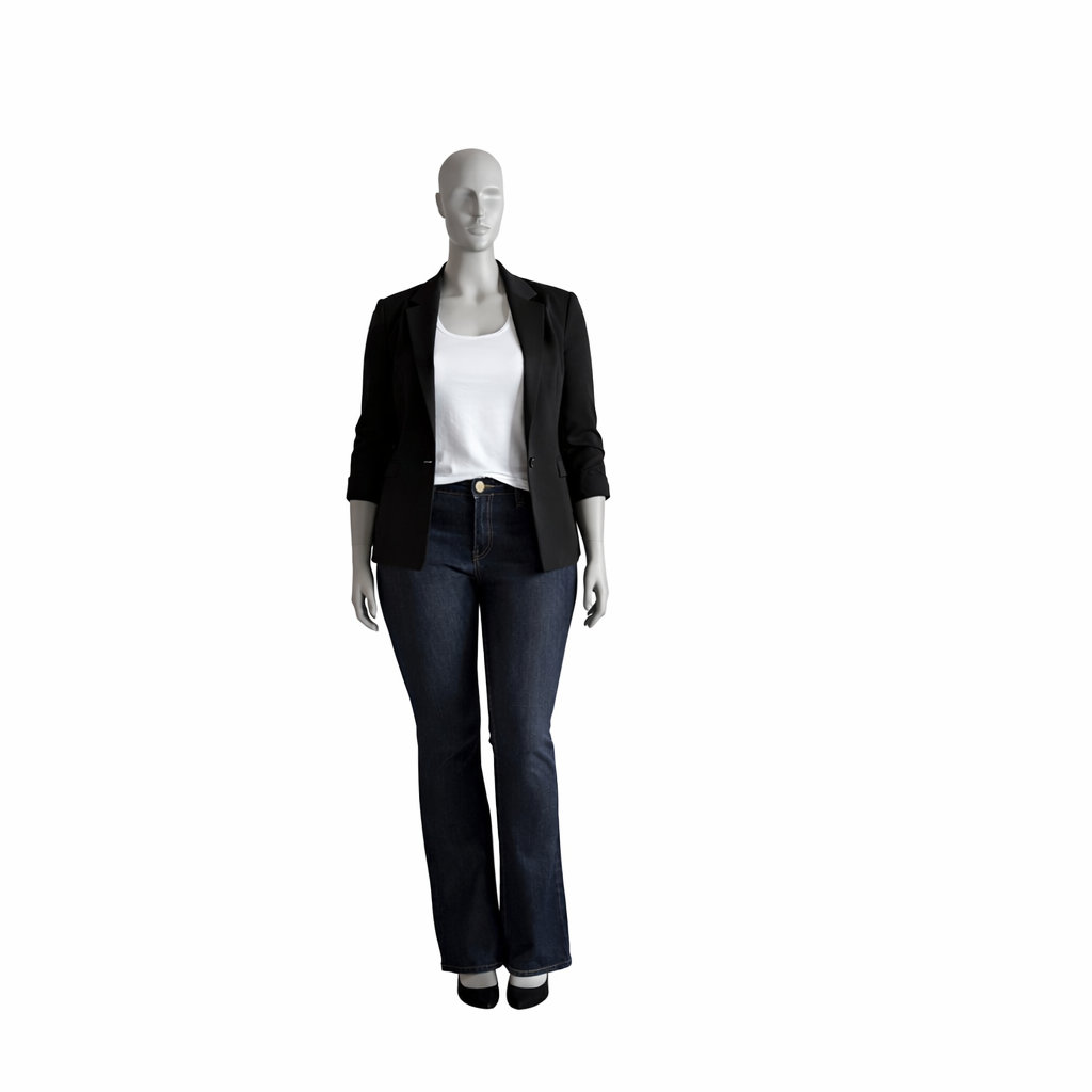 Curvy Schaufensterpuppe Damen