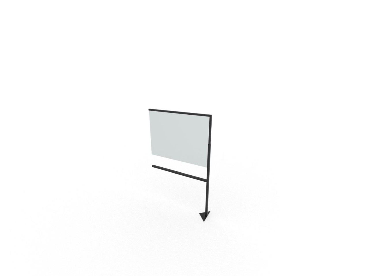 Modulare Schutzwand Anbauelement