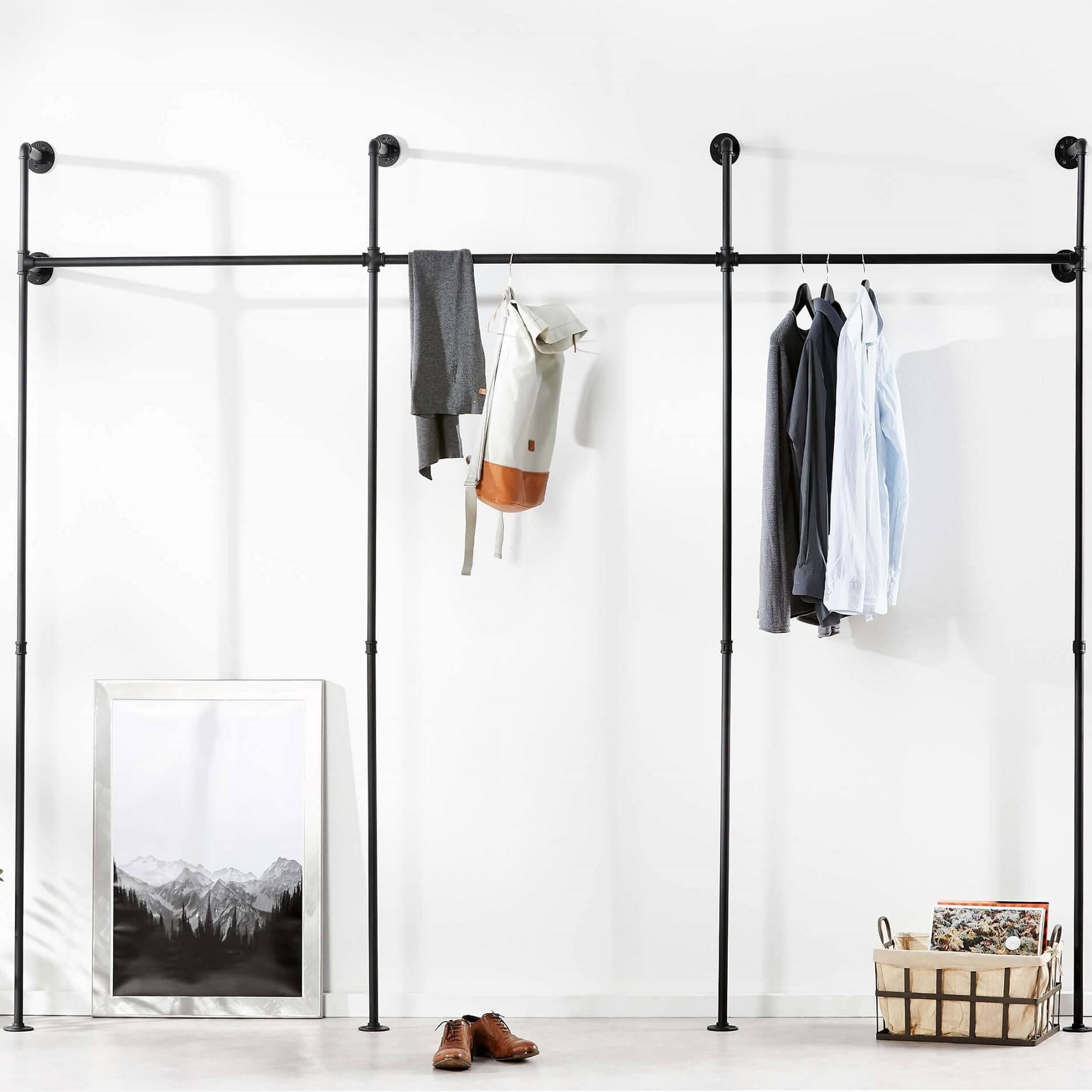 Regalsystem PAMO, schwarz Regalsystem PAMO, schwarz