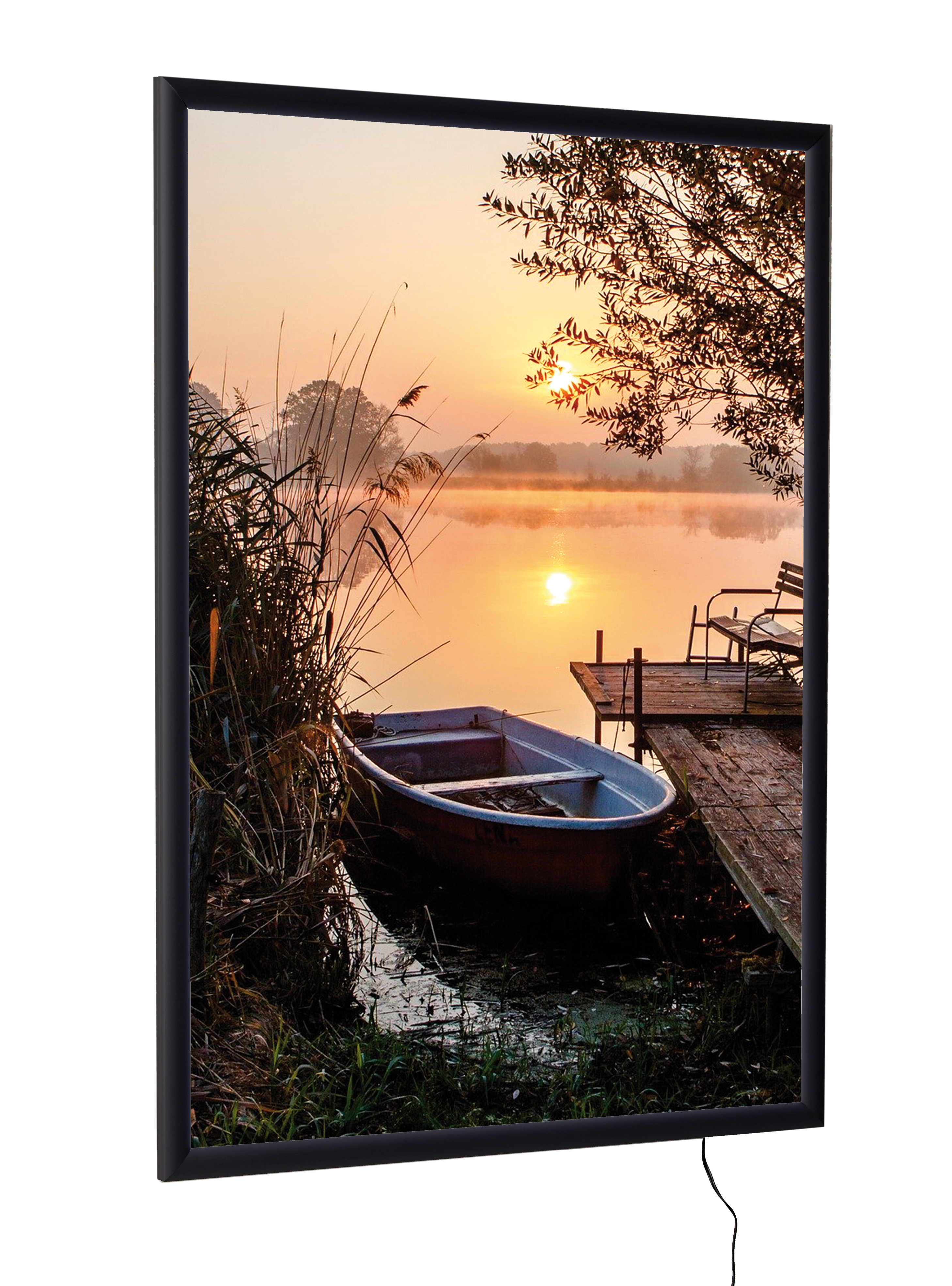 Beleuchteter Klapprahmen