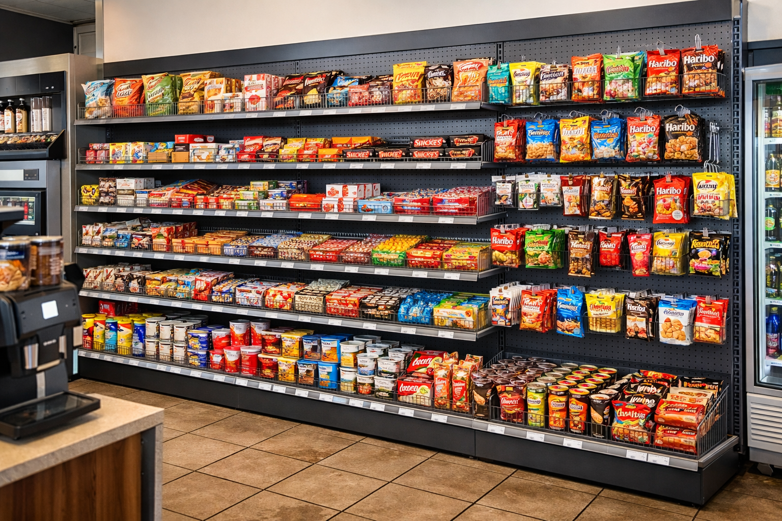 Rayonnage métallique kiosque agencement magasin optimisation présentation produits