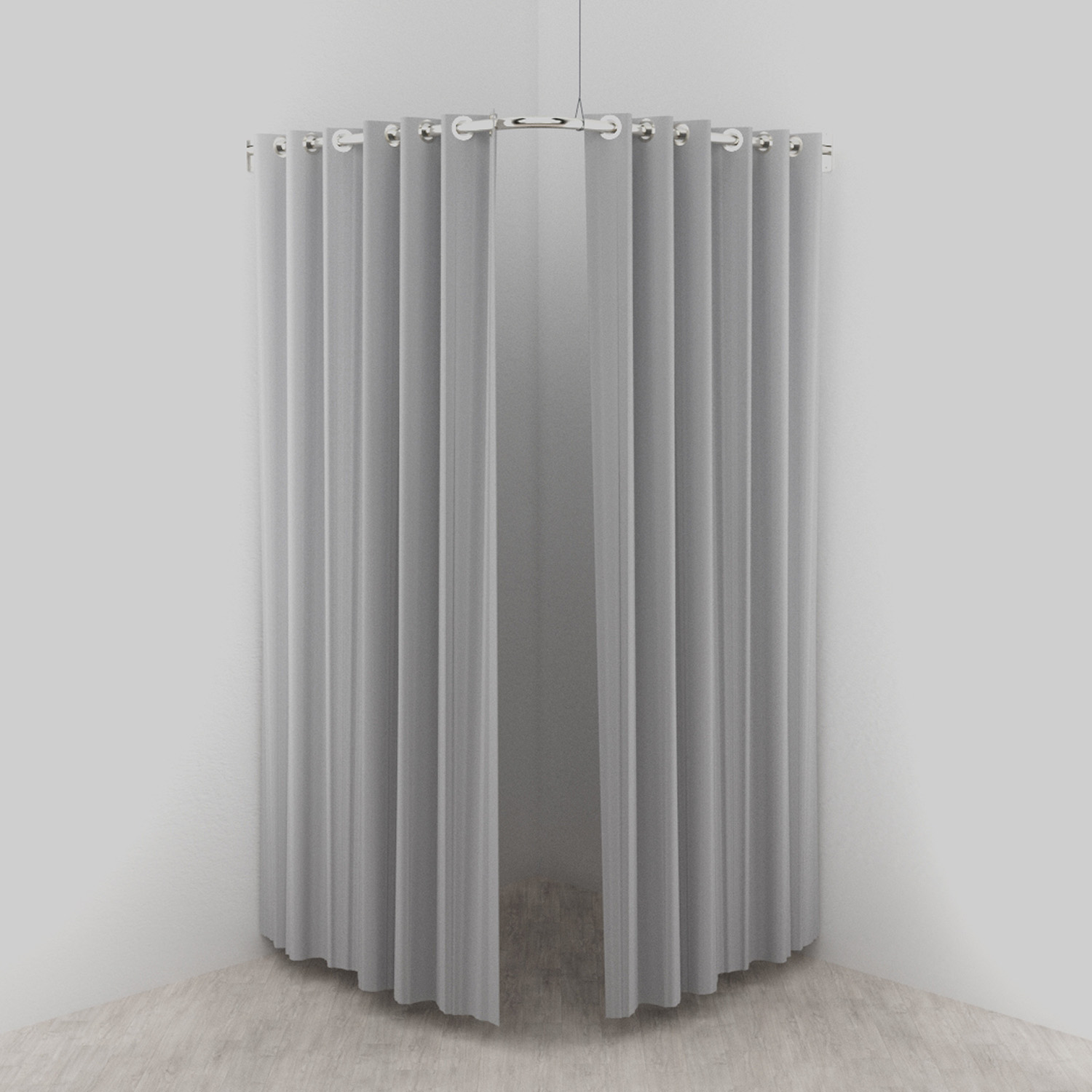 Umkleidekabine Ecklösung