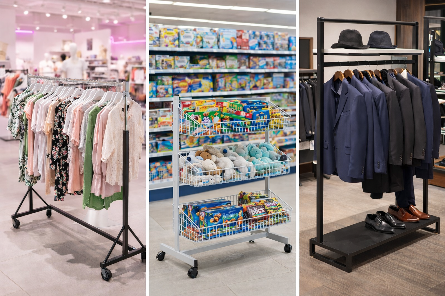 Verkaufsständer für professionelle Warenpräsentation im Einzelhandel