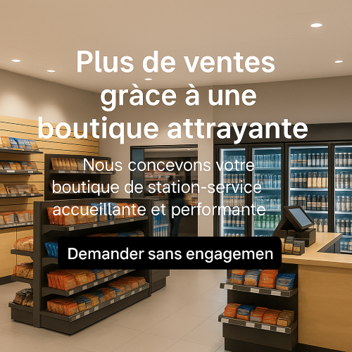 Aménagement station-service