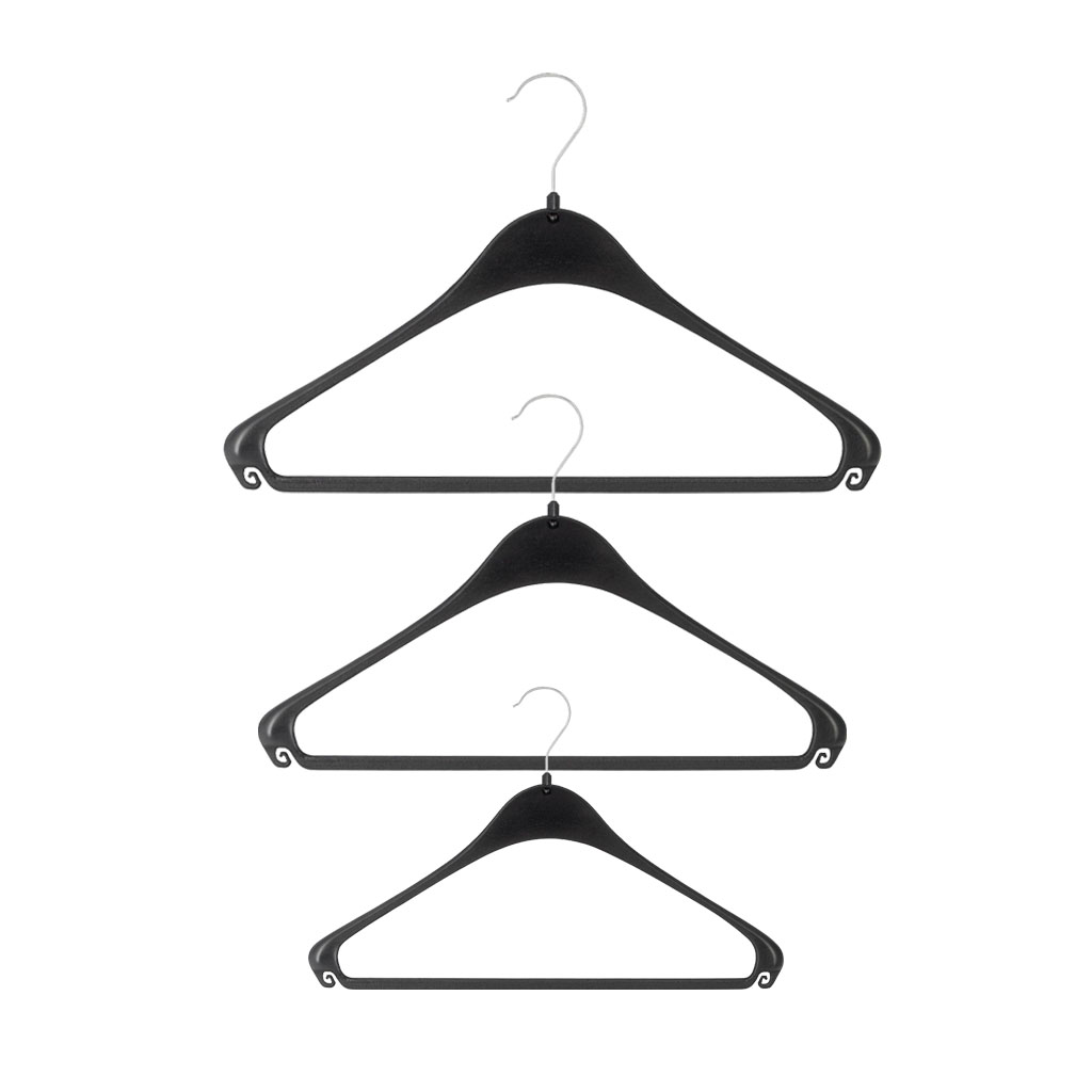 Kunststoff-Formbügel schwarz