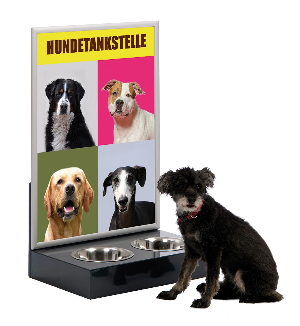 Hundetankstelle + Klapprahmen Hundetankstelle + Klapprahmen