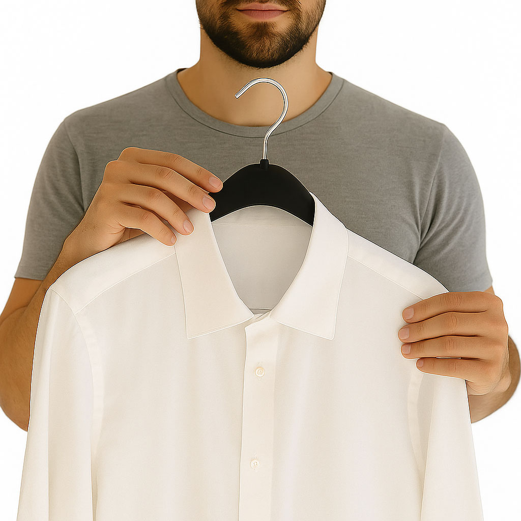 Herren-Kleiderbügel mit Trägerhaken