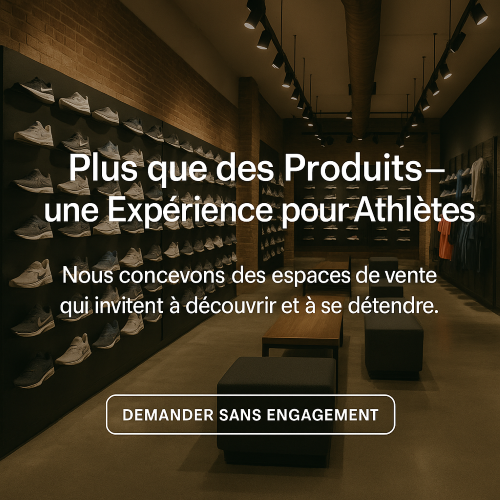 Agencement de magasins de sport