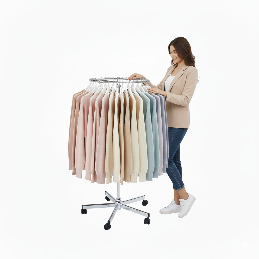 Ring-Kleiderständer Ø 62 cm