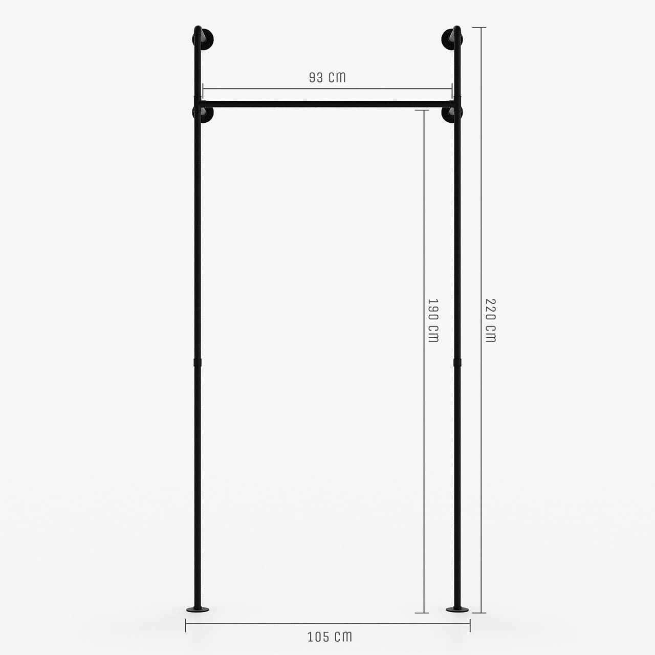 Regalsystem PAMO, schwarz Regalsystem PAMO, schwarz