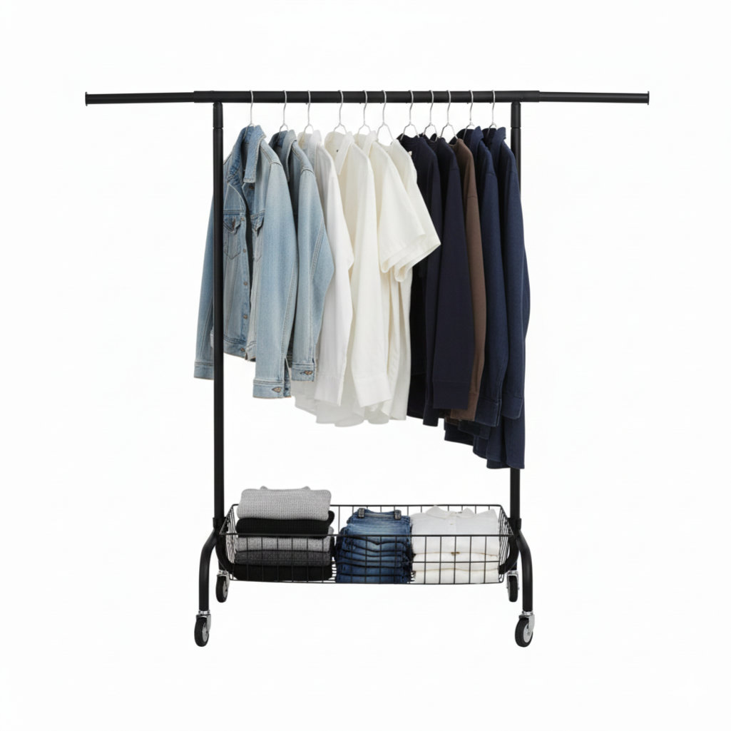 Konfektionsständer mit Korb