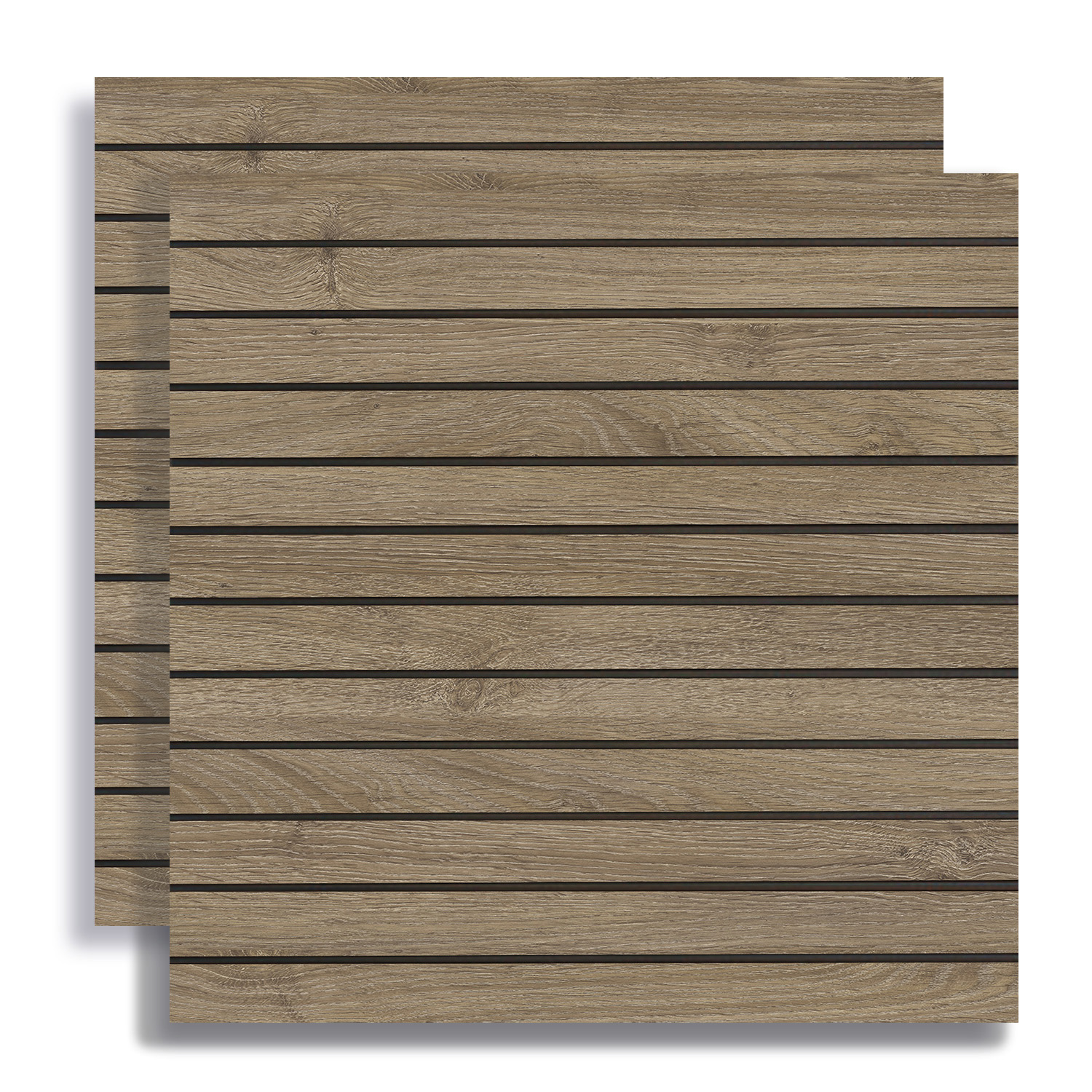 Spacewall Lamellenwand Eiche Mokka