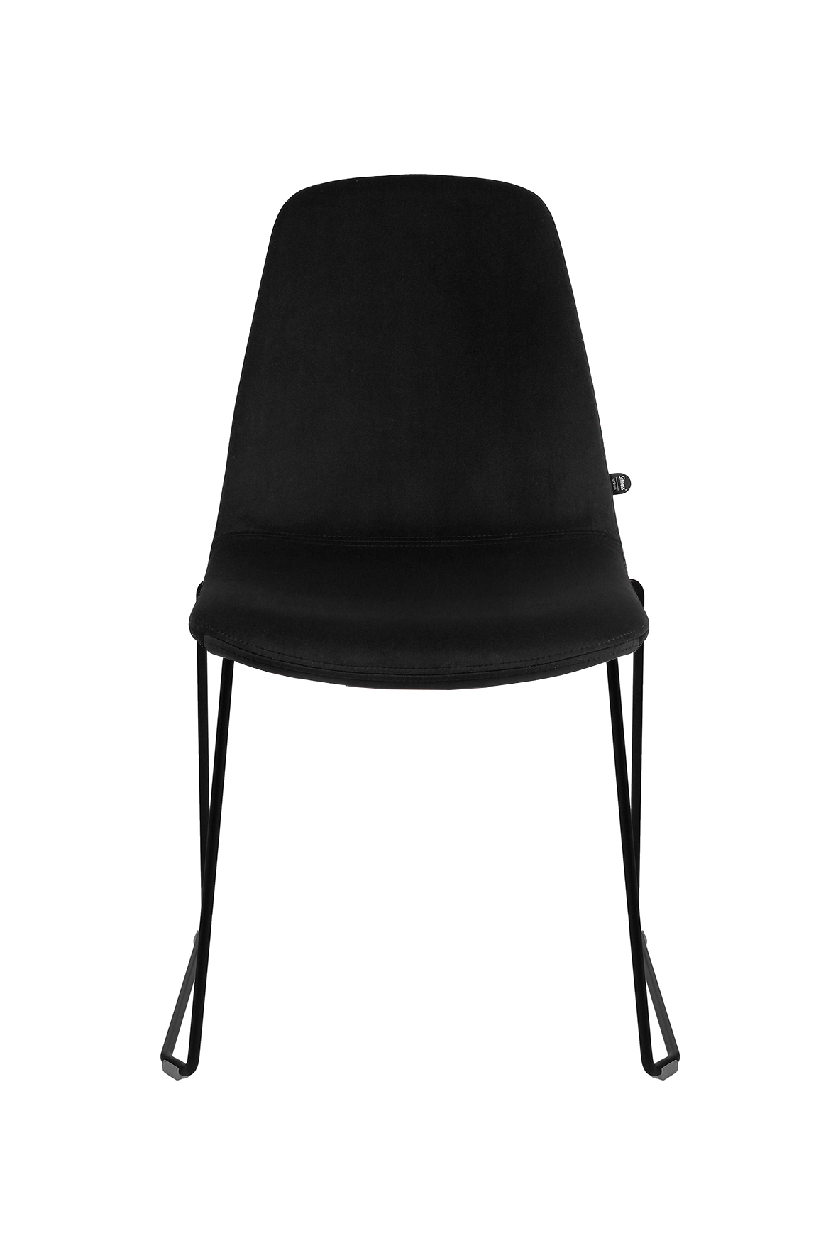 Stuhl mit Metallgestell