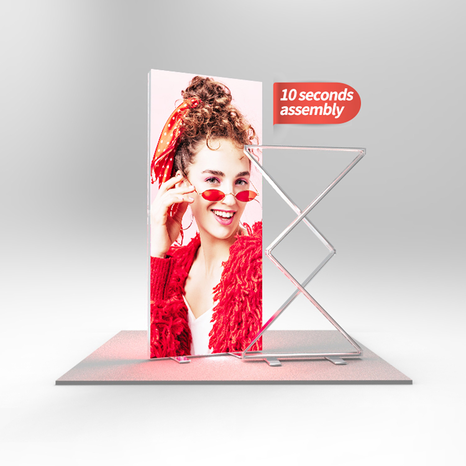 ᐅ Textil-Spannrahmen LED, 1000 x 2000 mm | ShopDirect