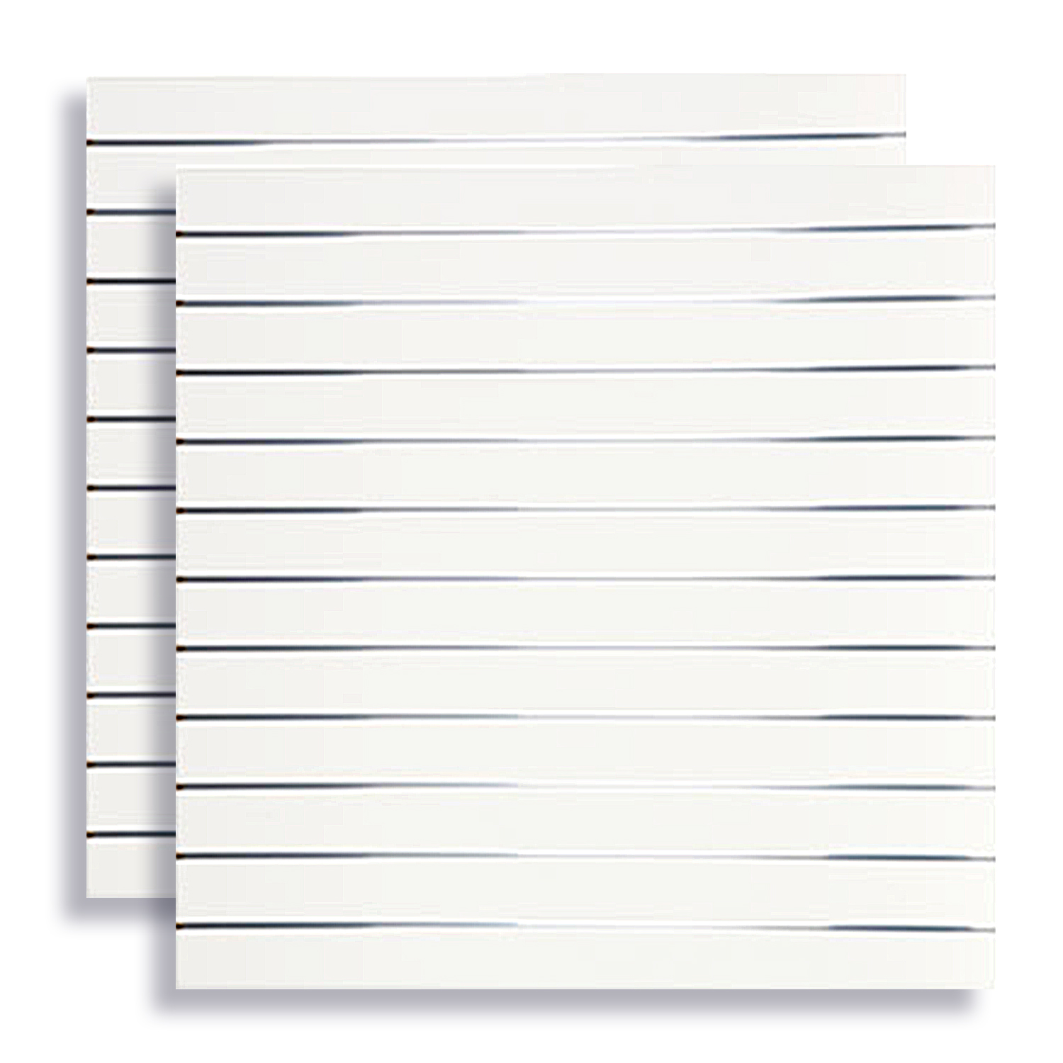 Spacewall Lamellenwand Weiß (hochglanz)