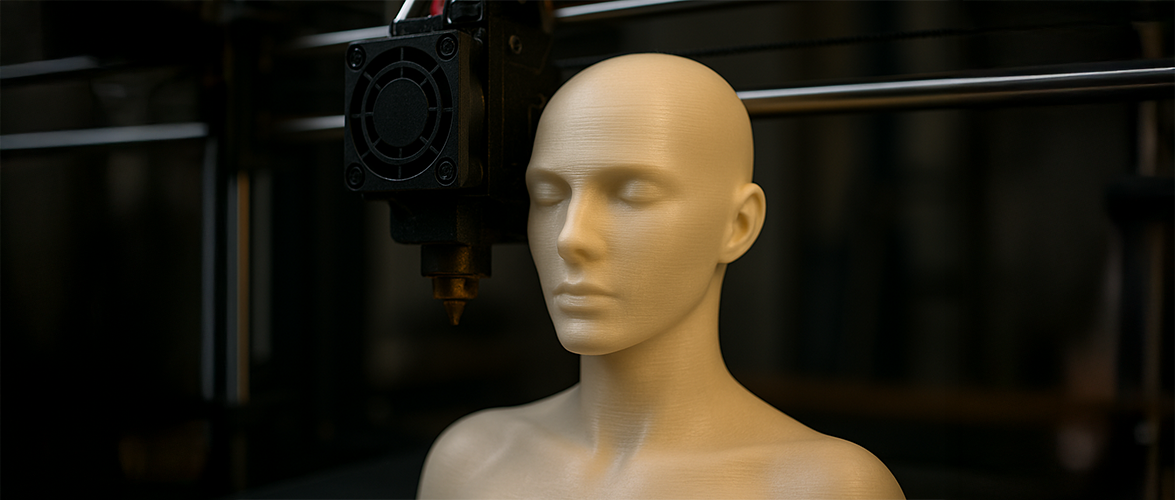 Schaufensterpuppe aus dem 3D-Drucker
