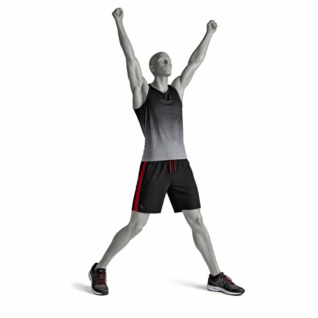 Schaufensterpuppe Mann sportlich