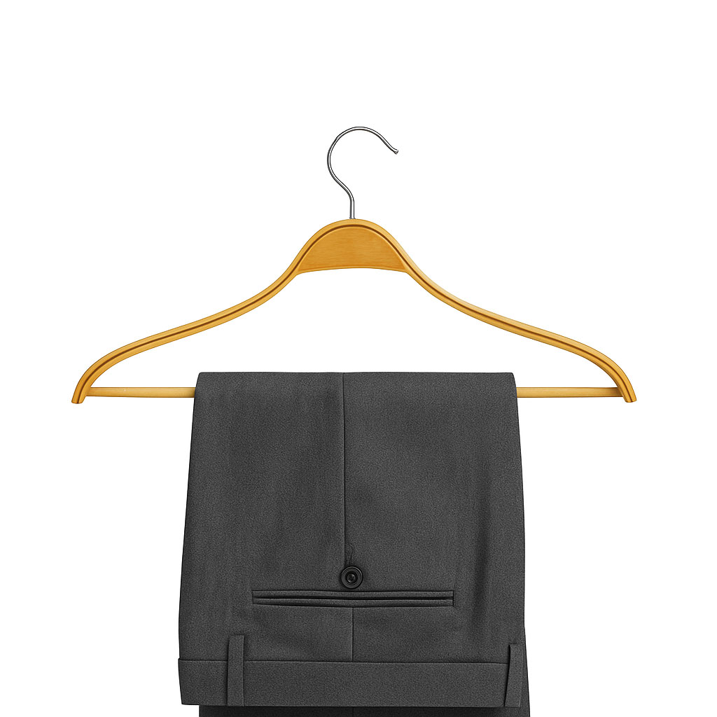 Schichtholzbügel mit Hosensteg