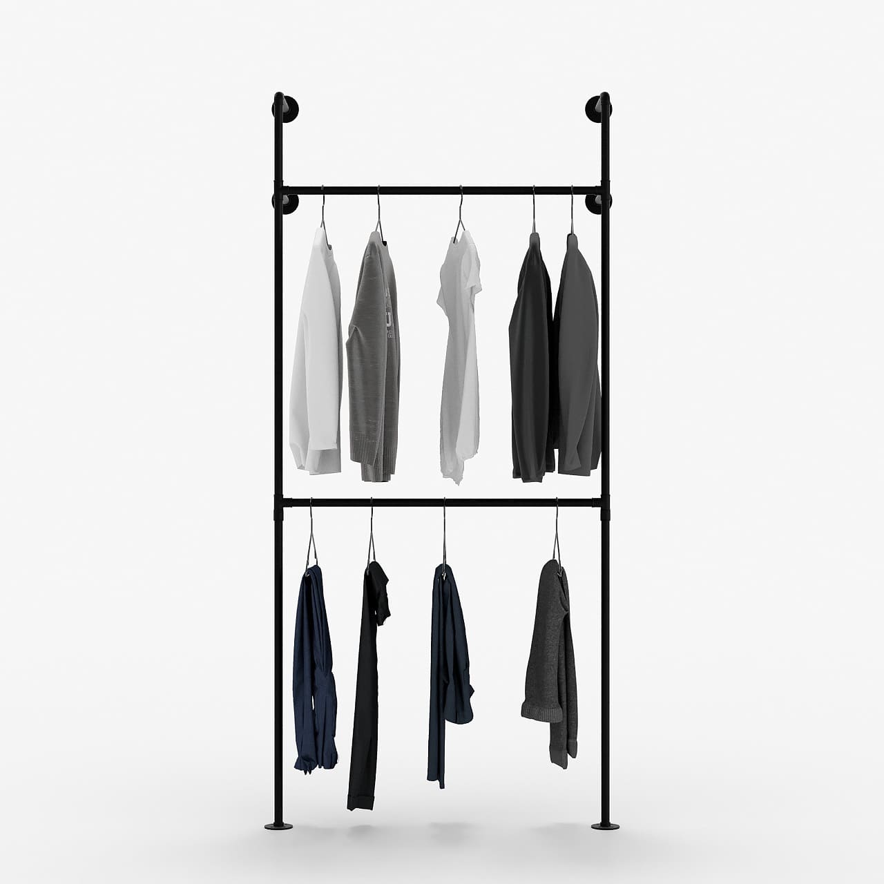 Regalsystem PAMO, schwarz Regalsystem PAMO, schwarz