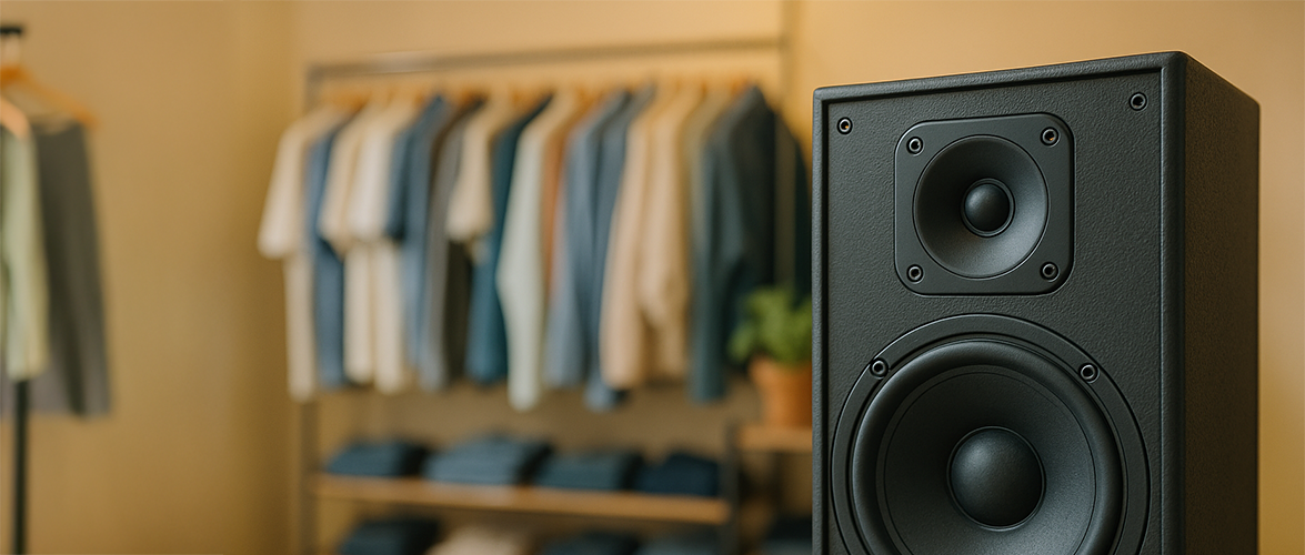 Subwoofer en magasin