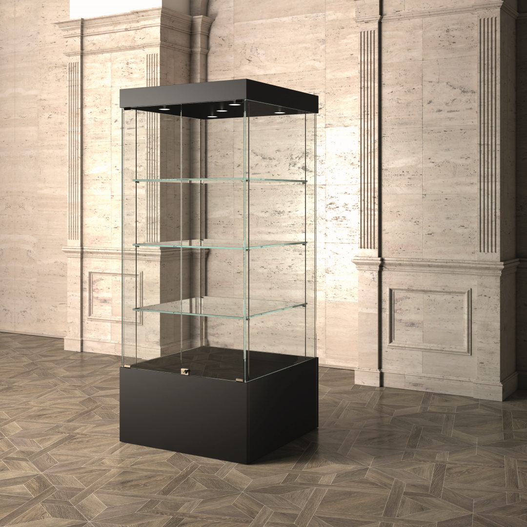 Vitrine schwarz