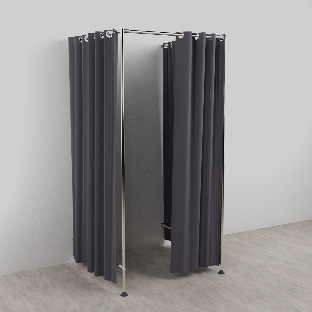 Umkleidekabine Wandmontage