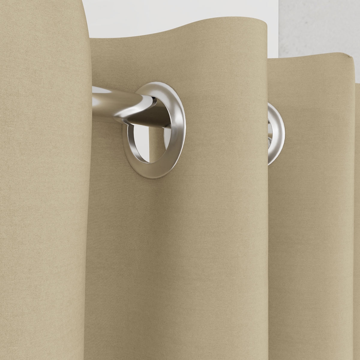 Vorhang beige für Umkleidekabine Vorhang beige für Umkleidekabine