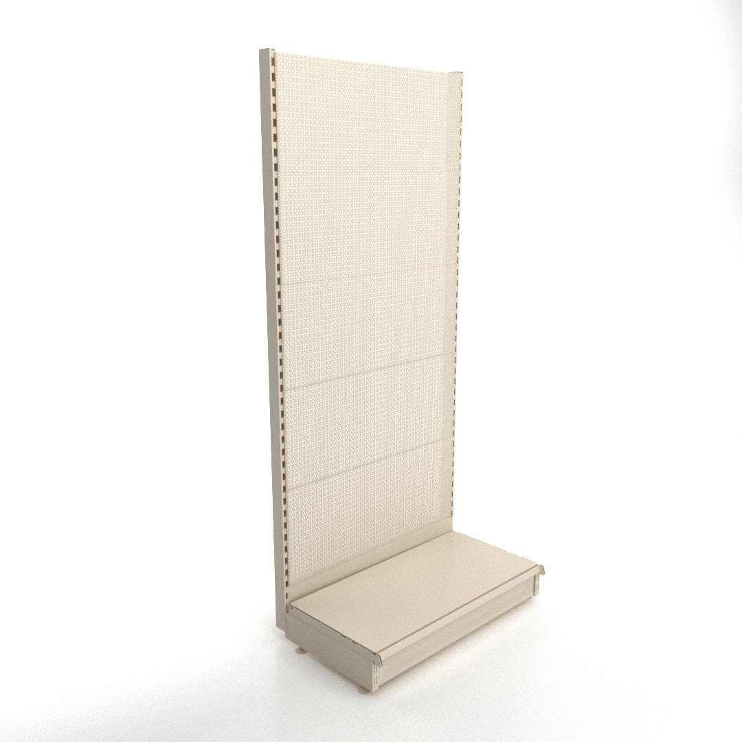 Grundeinheit: Wandregal-Set METALL