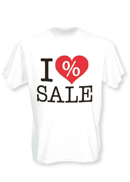 T-Shirt 'I LOVE SALE'