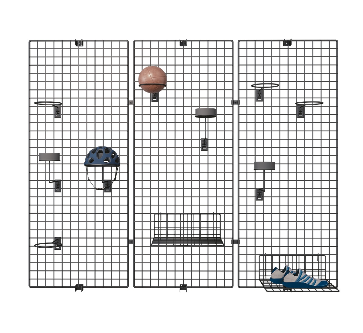 Deko Wandgitter 3er-Set: 80 x 100 cm Deko Wandgitter 3er-Set: 80 x 100 cm