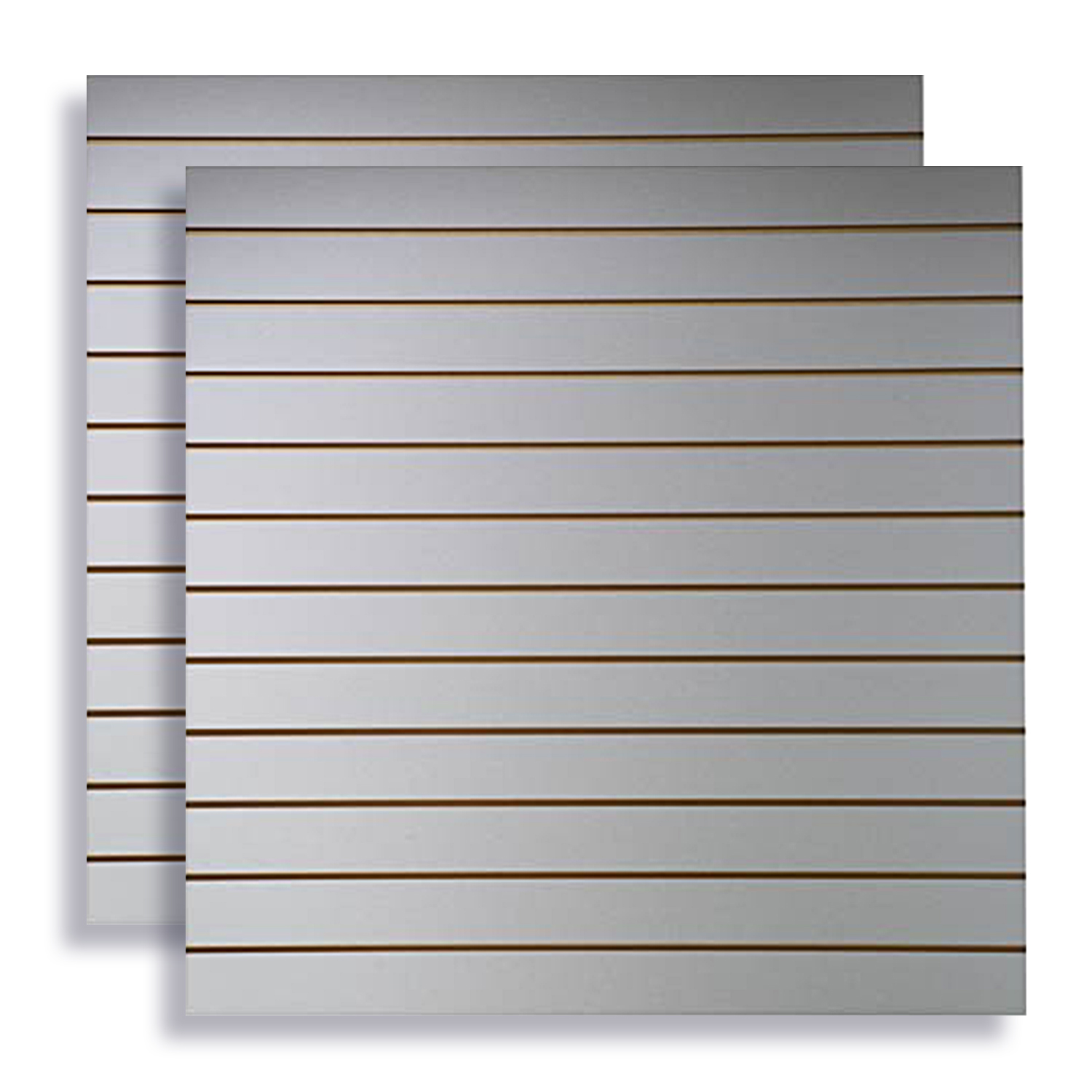 Spacewall Lamellenwand Aluminium gebürstet